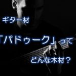 ギター材「パドゥーク」ってどんな木材？